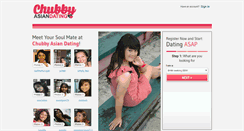 Desktop Screenshot of chubbyasiandating.com